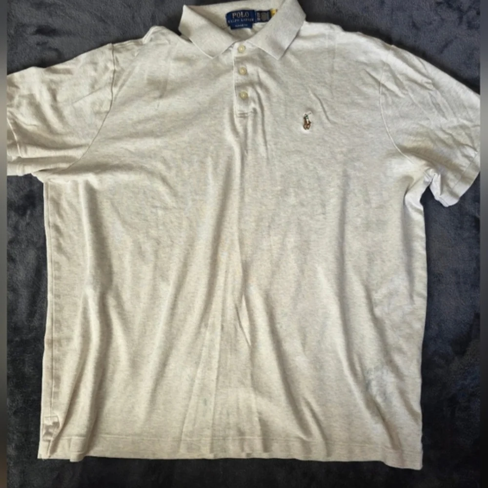 Polo Ralph Lauren Mens Classic Fit Polo Shirt Sz‎ XL Gray, Pony, Casual, Work